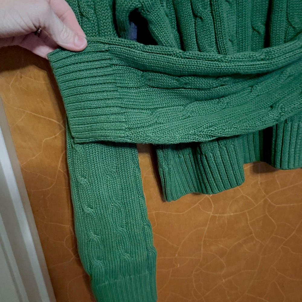 Gap Emerald Cable Knit Sweater - image 2